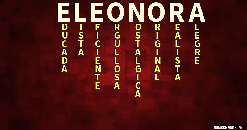 Acróstico eleonora