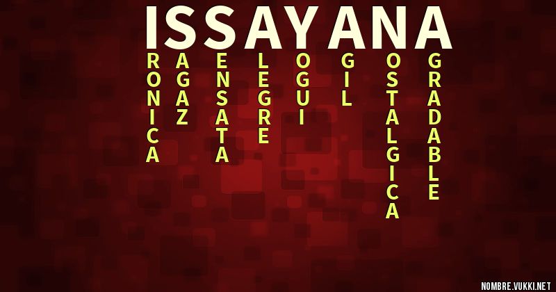 Acróstico issayana