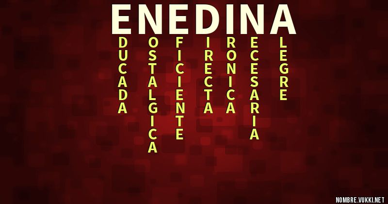 Acróstico enedina