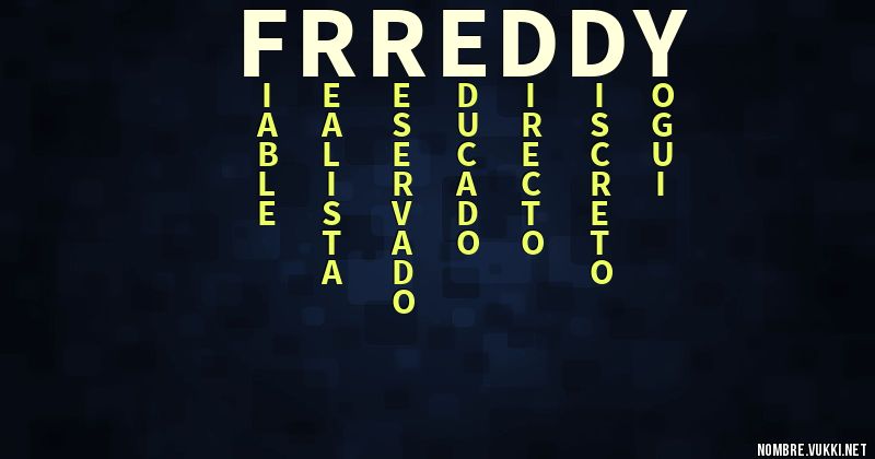 Acróstico frreddy