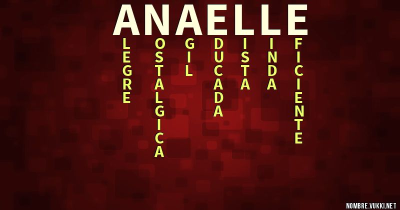Acróstico anaelle