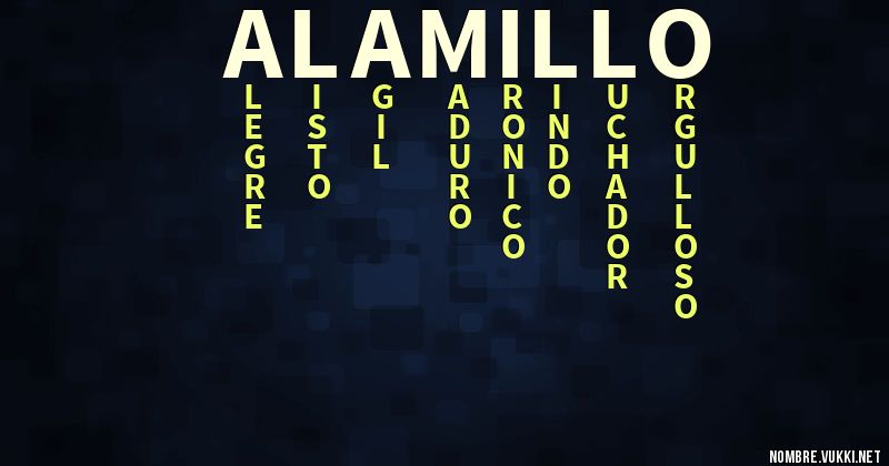 Acróstico alamillo