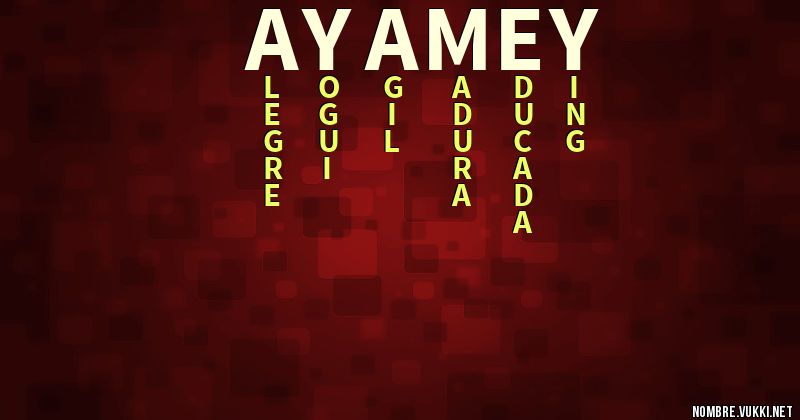 Acróstico ayamey