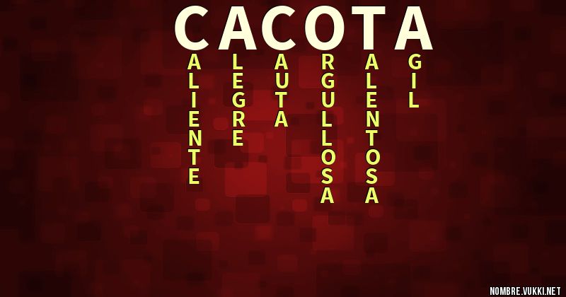 Acróstico cacota