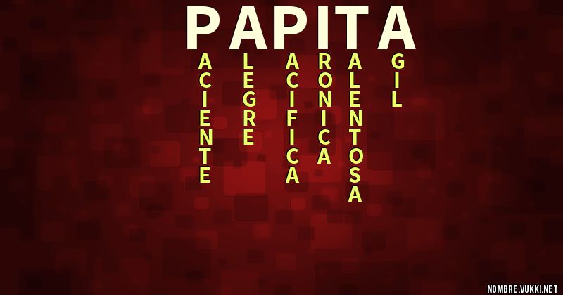Acróstico papita