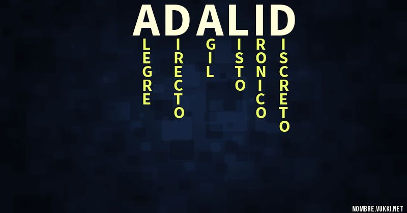 Acróstico adalid