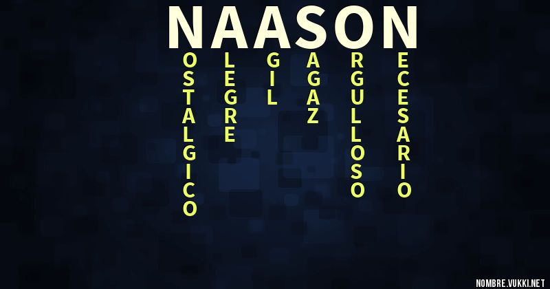 Acróstico naason