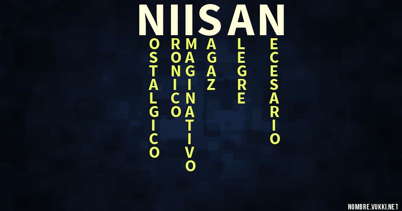 Acróstico nii san