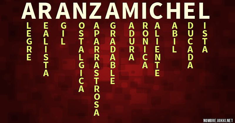 Acróstico aranza michel
