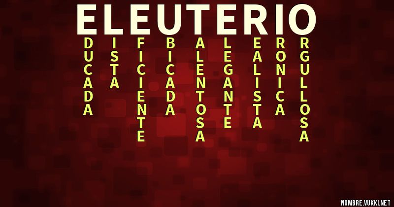 Acróstico eleuterio