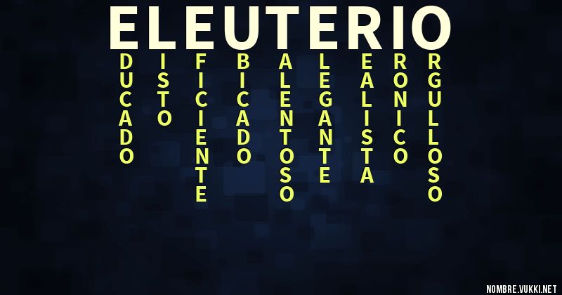 Acróstico eleuterio