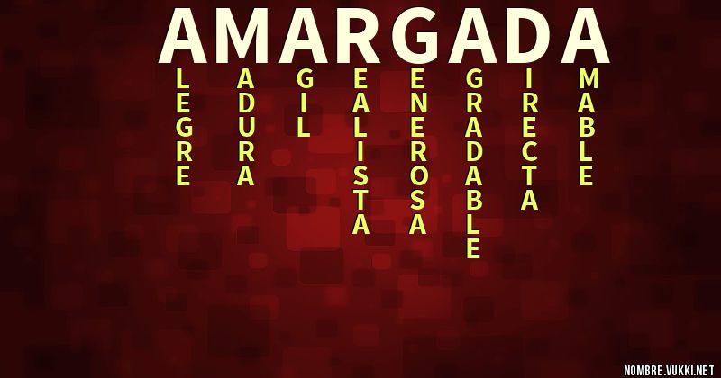 Acróstico amargada