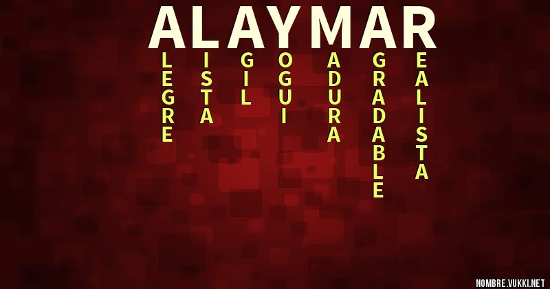 Acróstico alaymar