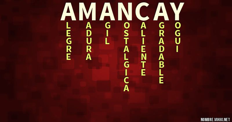 Acróstico amancay