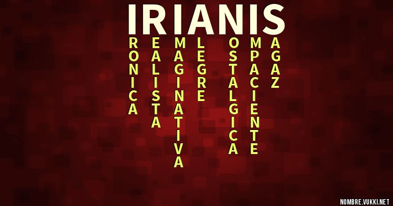 Acróstico irianis