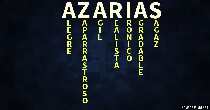 Acróstico azarias