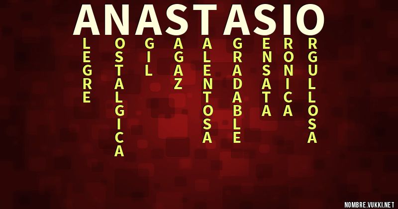 Acróstico anastasio