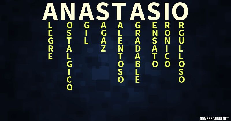 Acróstico anastasio