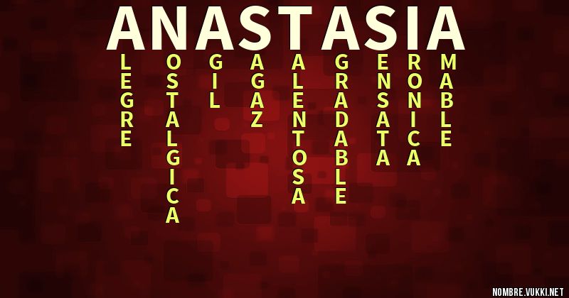 Acróstico anastasia