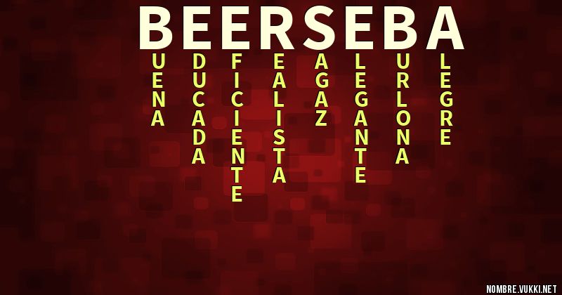 Acróstico beerseba