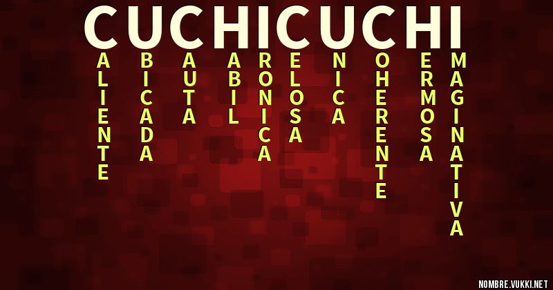 Acróstico cuchicuchi