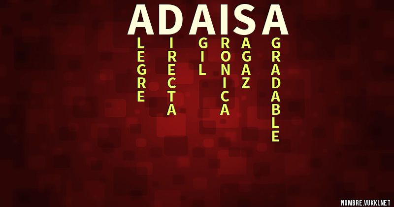 Acróstico adaisa
