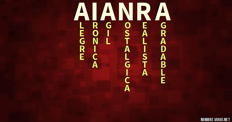 Acróstico aianra
