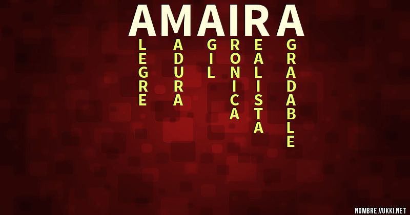 Acróstico amaira