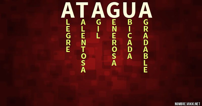 Acróstico atagua