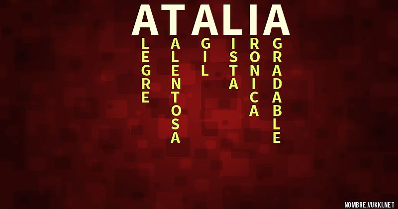 Acróstico atalia