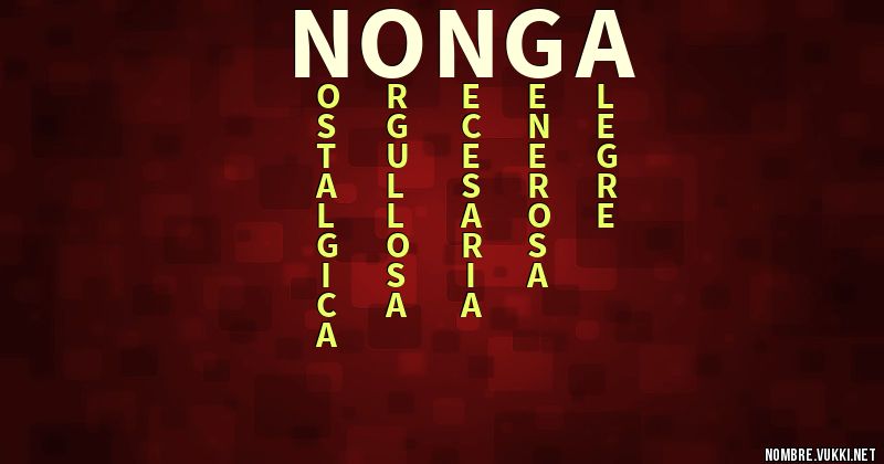 Acróstico Ñonga