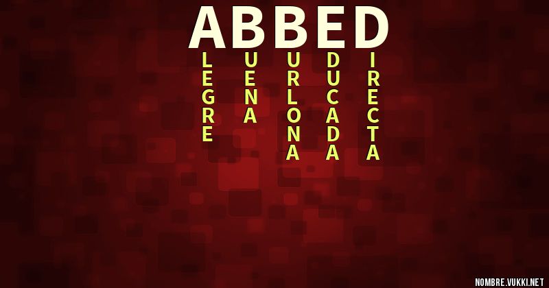 Acróstico abbed