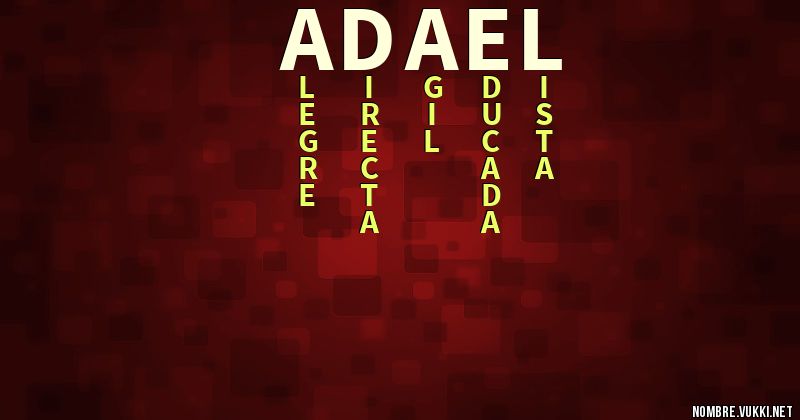 Acróstico adael