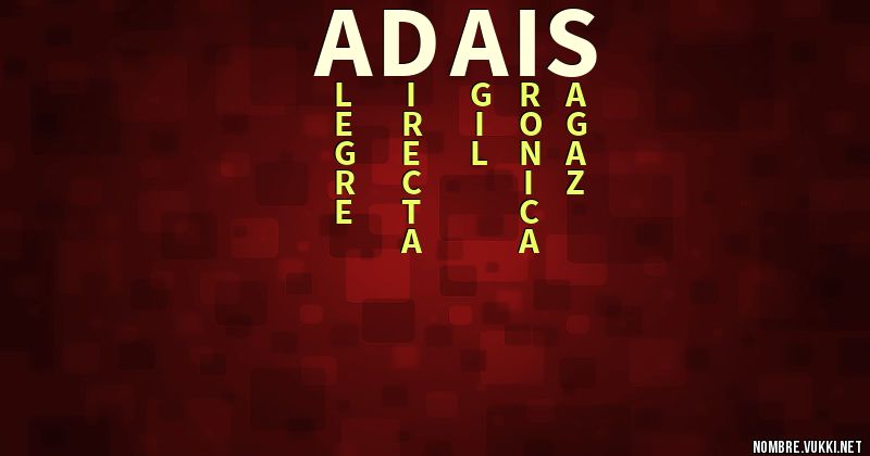 Acróstico adais