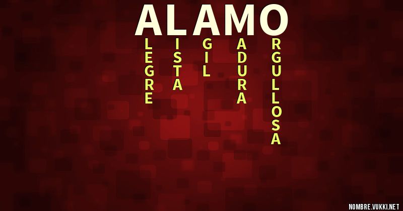 Acróstico alamo