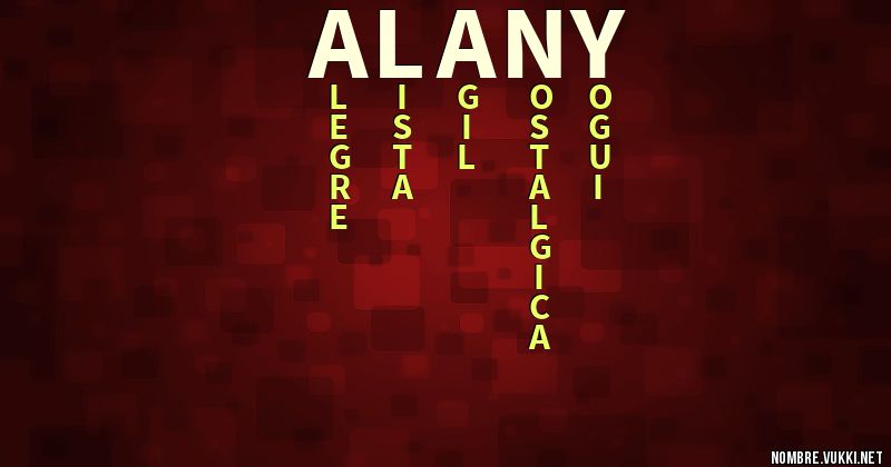 Acróstico alany