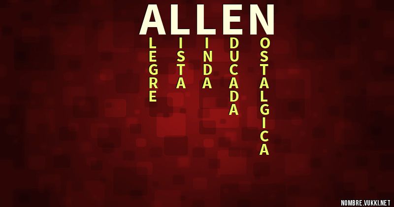 Acróstico allen