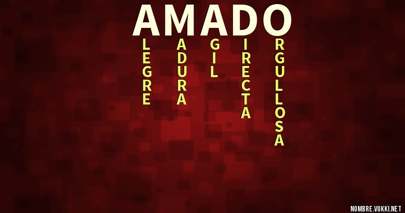 Acróstico amado