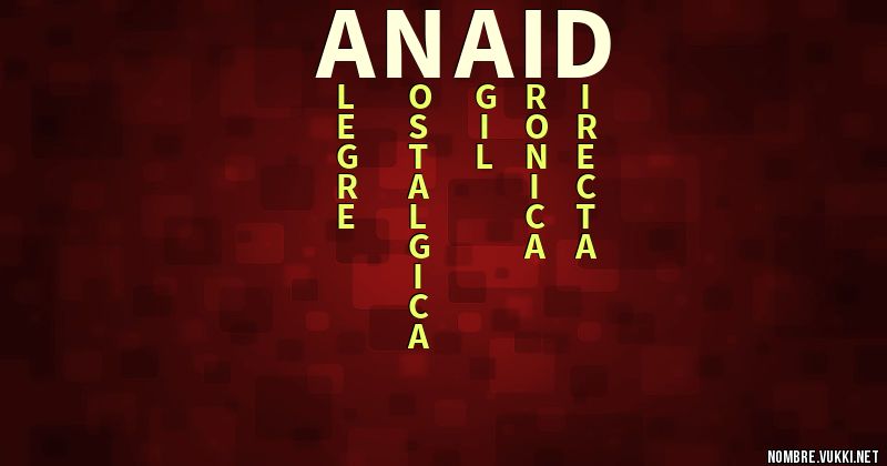 Acróstico anaid