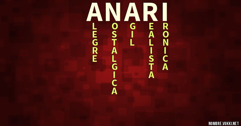 Acróstico anari