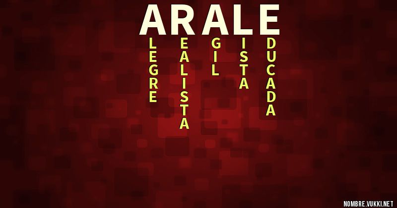 Acróstico arale