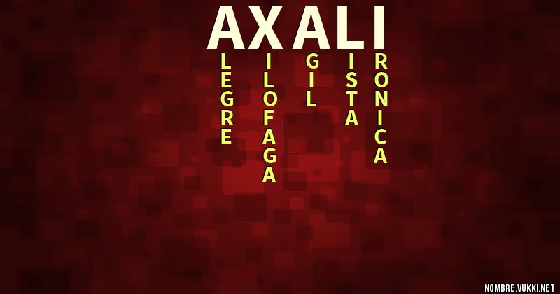 Acróstico axali