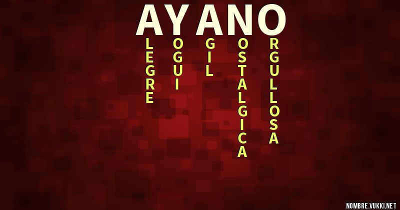 Acróstico ayano