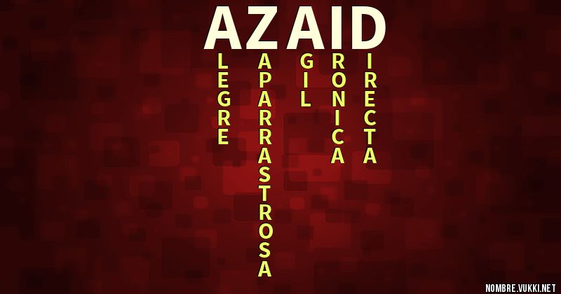 Acróstico azaid