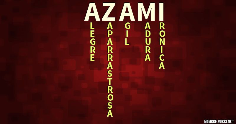 Acróstico azami