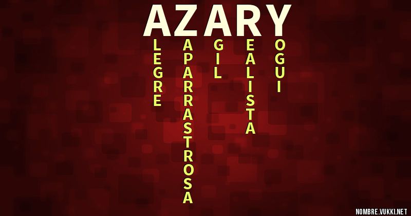 Acróstico azary