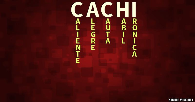 Acróstico cachi