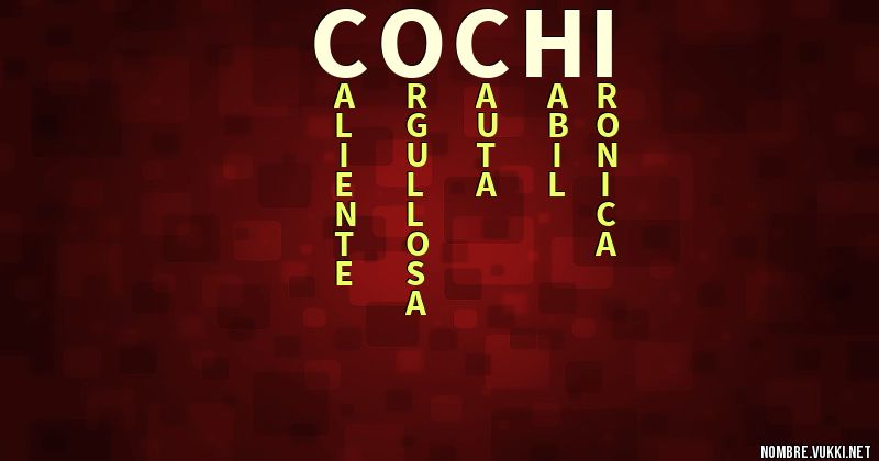 Acróstico cochi