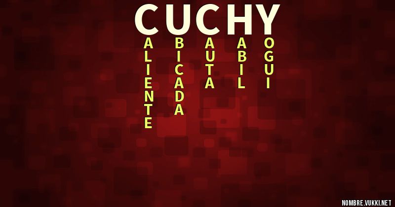 Acróstico cuchy