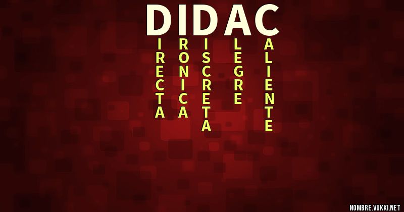 Acróstico didac